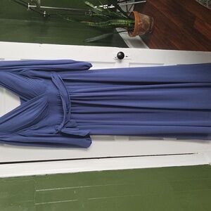 Formal Blue Women's Dress Plus Sized